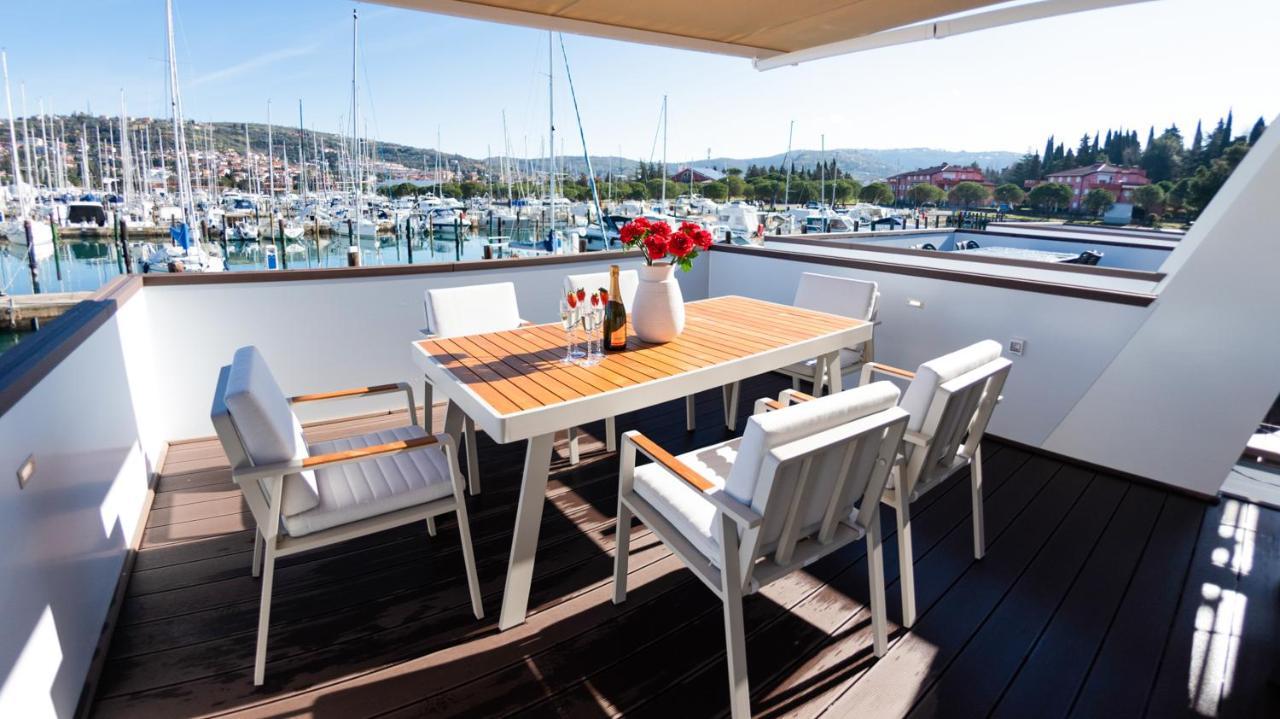 Adria Portoroz Luxury Houseboat Villa Eksteriør bilde